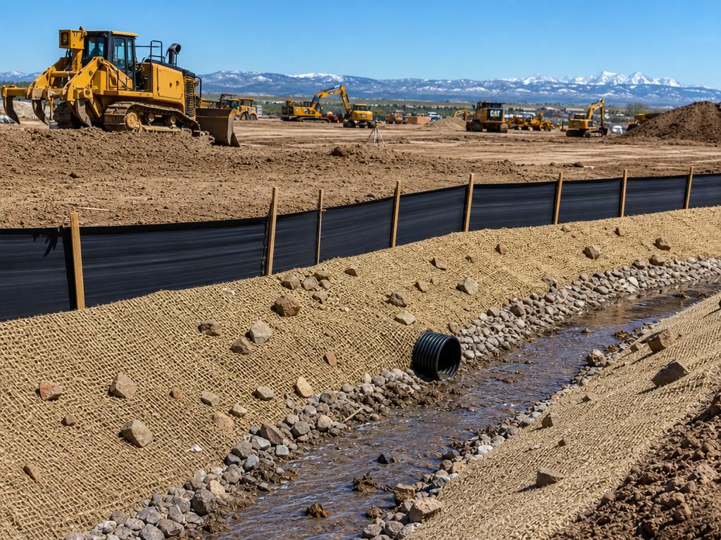 Sediment Control project by Envision Construction Management — Front Range Site Development